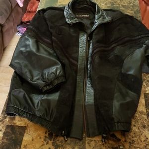 Women's leather coat